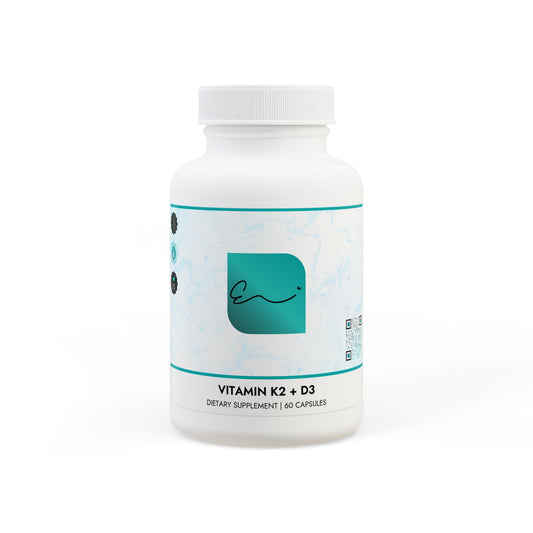 Vitamin K2 + D3 Supplement (60 Capsules)